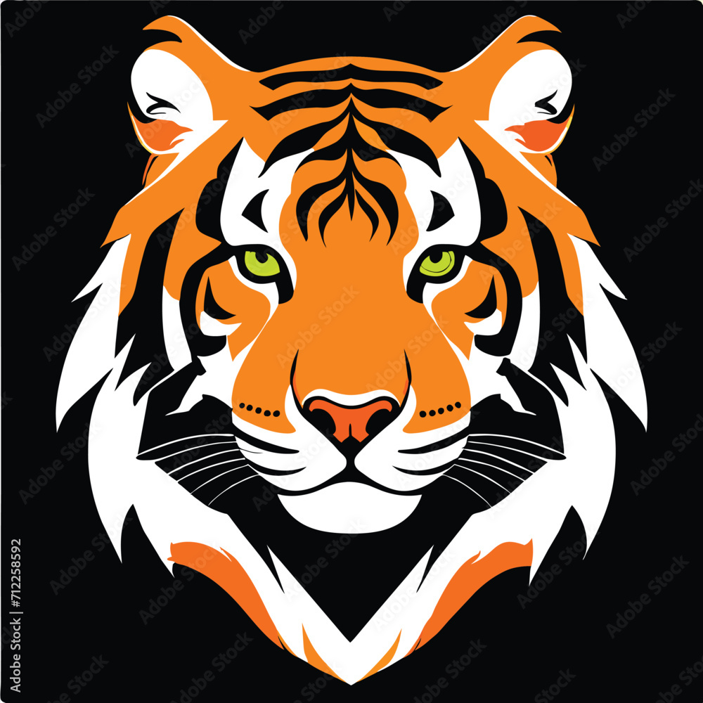 Tiger vector illustration.