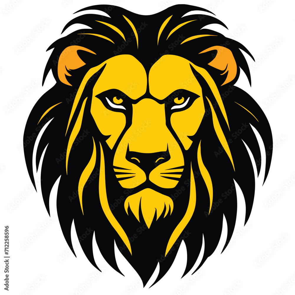 Lion king vector illustration Lion king vector illustration
