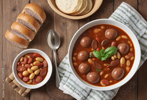 Asturian Bean and Sausage Stew photo