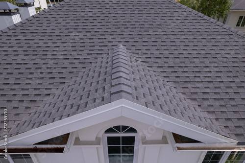 Wallpaper Mural Shingles texture - close up view of asphalt roofing shingles Torontodigital.ca