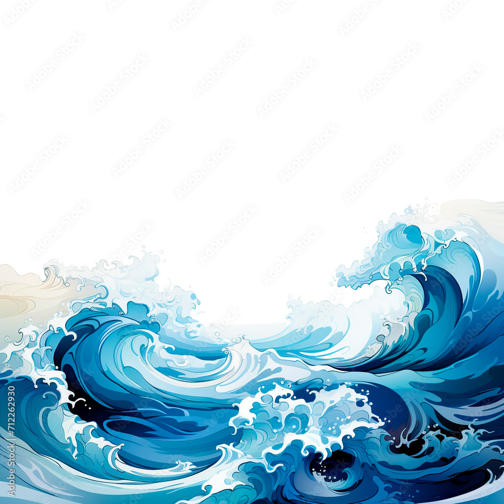 Blue sea wave background with copy space for text Blue sea wave background with copy space for text