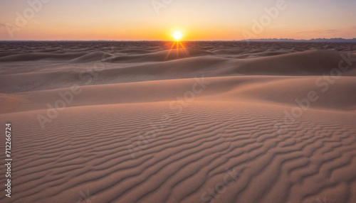 Evening Glow in the Arid Landscape