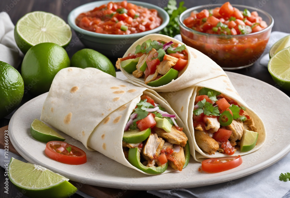 DIY Chicken Fajitas with Veggie Medley, Lime, and Salsa DIY Chicken Fajitas with Veggie Medley, Lime, and Salsa