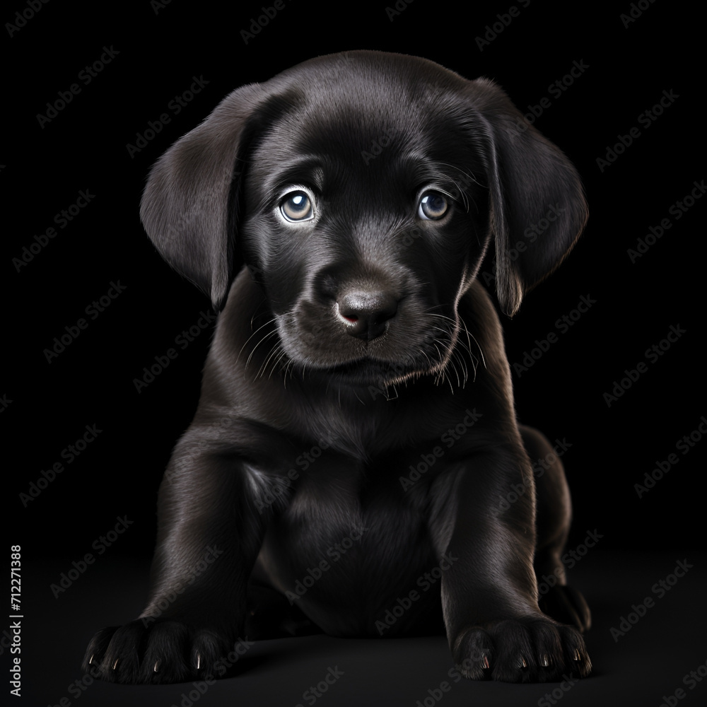 Black puppy on black backgrounds Black puppy on black backgrounds