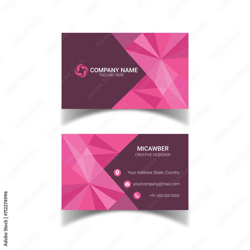 Modern Creative and luxury Business Card print Template	