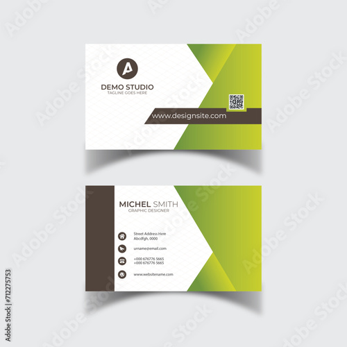 Modern Creative and luxury Business Card print Template	