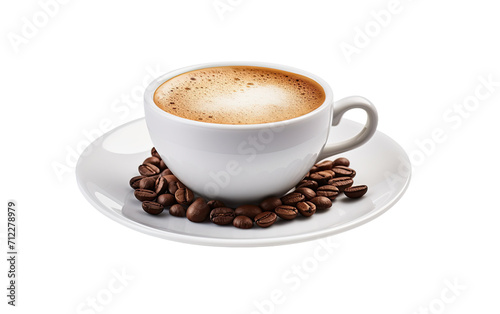 Classic Coffee Cup on Transparent background