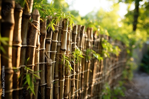 Bamboo enclosure