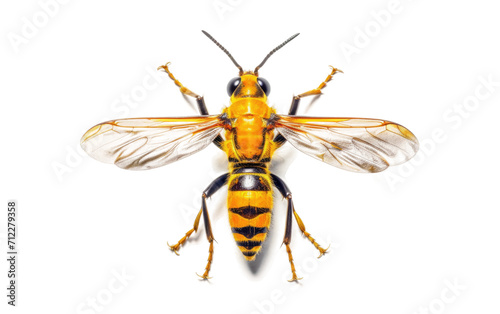 Glowing Firefly Insect on Transparent Background