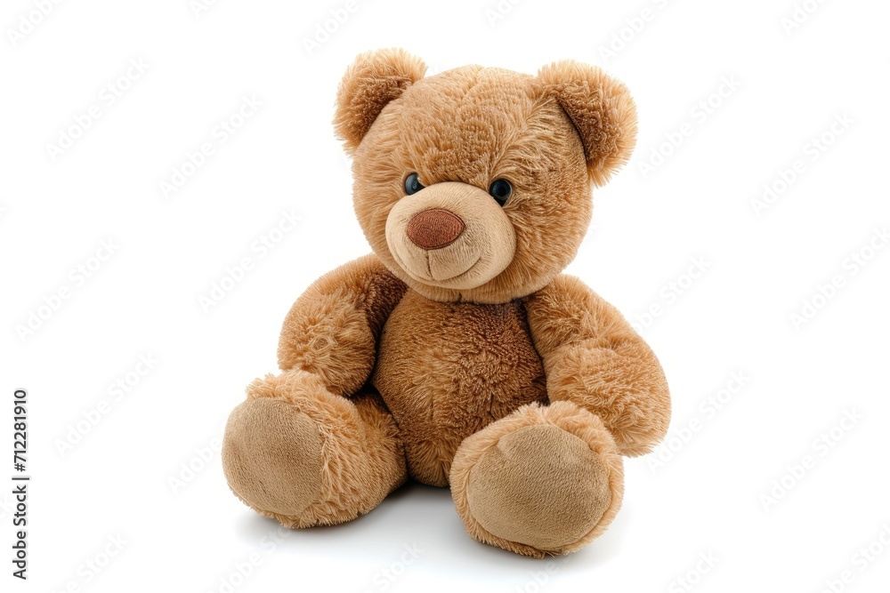 Fototapeta premium Plush toy of a bear isolated on white
