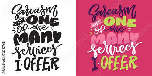 Cute hand drawn doodle lettering postcard. T-shirt design, fashion art letetring. 100% vector file
