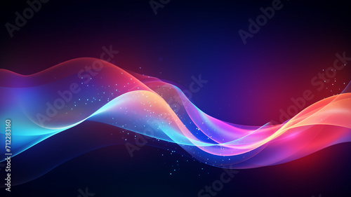 colorful wave abstract background