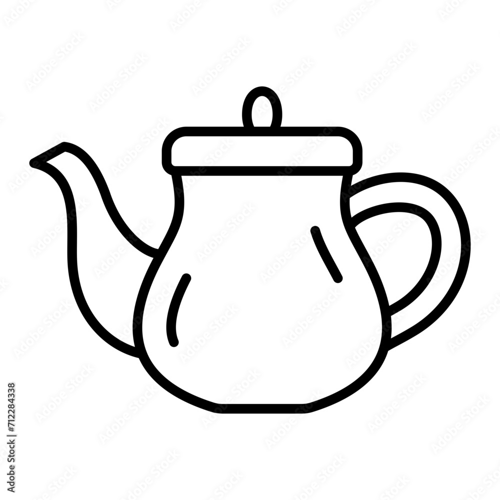 Teapot line icon Teapot line icon