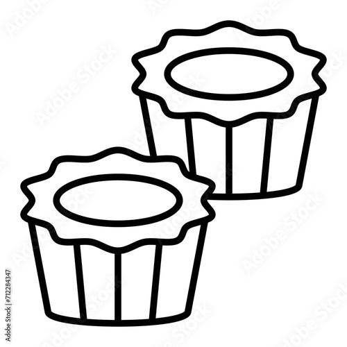   Tart line icon