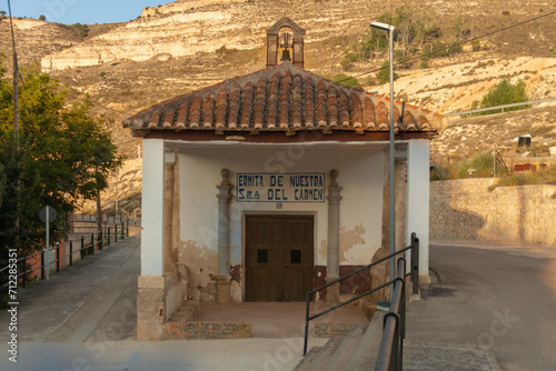 En la Comunidad de Aragón, visitando el pueblo de Peralejos en la provincia de Teruel photo