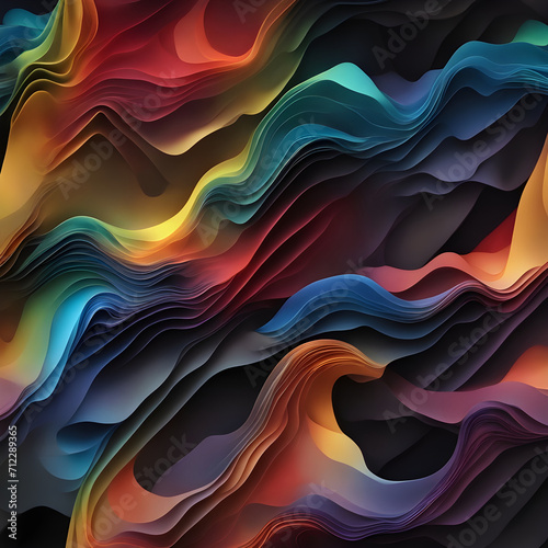 Rainbow flow background and wallpaper