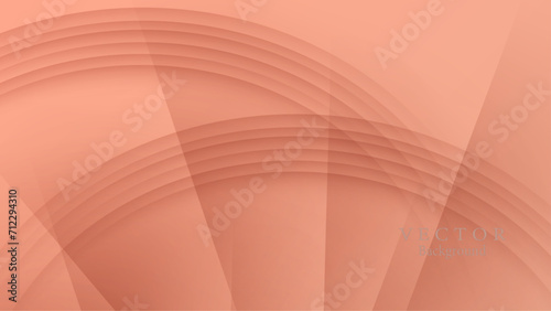 Light pale coral abstract background. Peach shade. Blurred lines, stripes. Vector illustration.