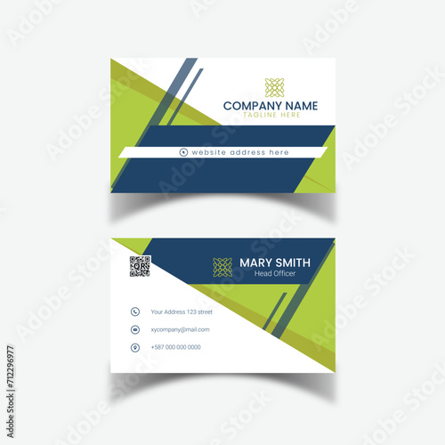 Modern Creative and luxury Business Card print Template	