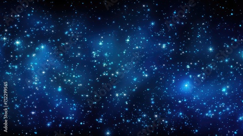 space blue stars background illustration galaxy sparkling  cosmic ethereal  luminous celestial space blue stars background