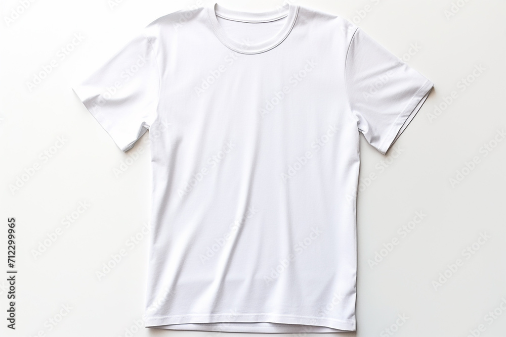Woman in White Tshirt Mockup created with Generative AI Woman in White Tshirt Mockup created with Generative AI