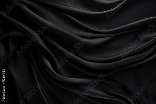 Black Luxury Fabric Background Texture