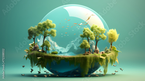 Environmental protection background, world environment day background, protect the environment © feng