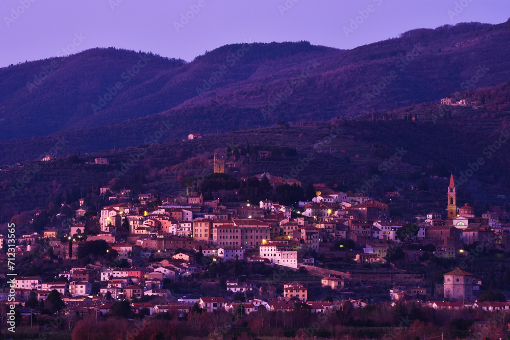 Luci del tramonto a Castiglion Fiorentino, Toscana