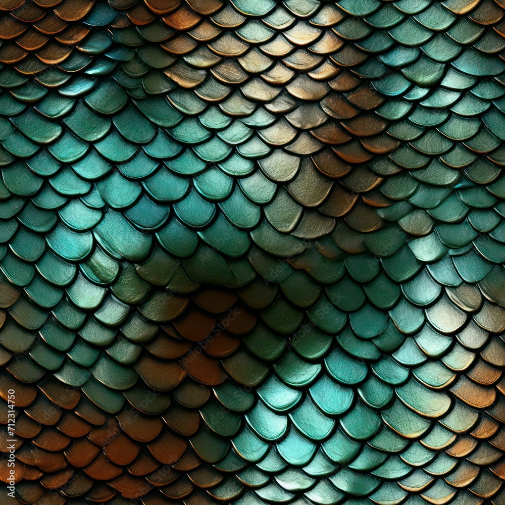 Obraz premium Seamless leather abstract rainbow pattern background