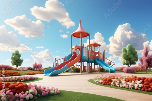 children's playground during the day