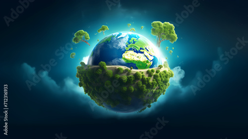 World environment day concept ecology protection environment, environmental protection background © feng