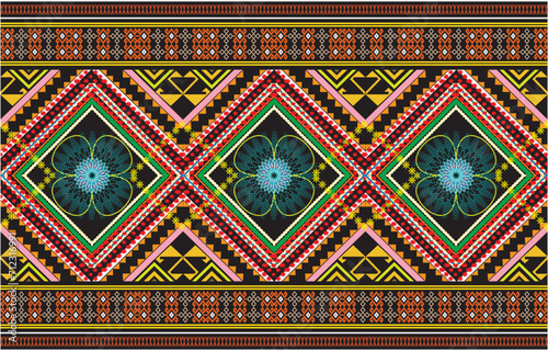 Seamless Decorative Boho Ancient Hand Drawn Ethnic Pattern. ethnic tribal borders,tribal seamless pattern 