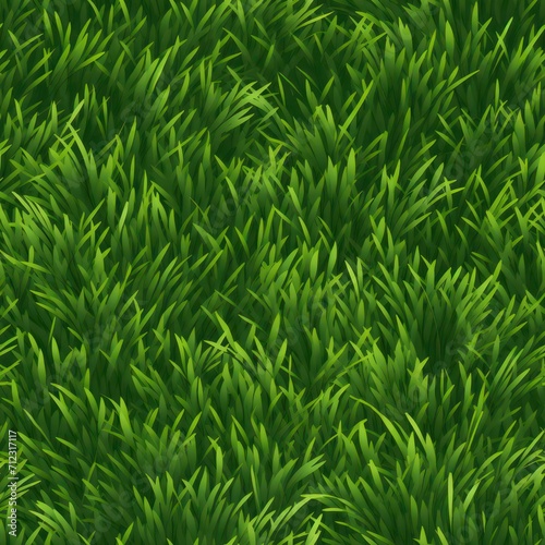 Seamless natural grass pattern background