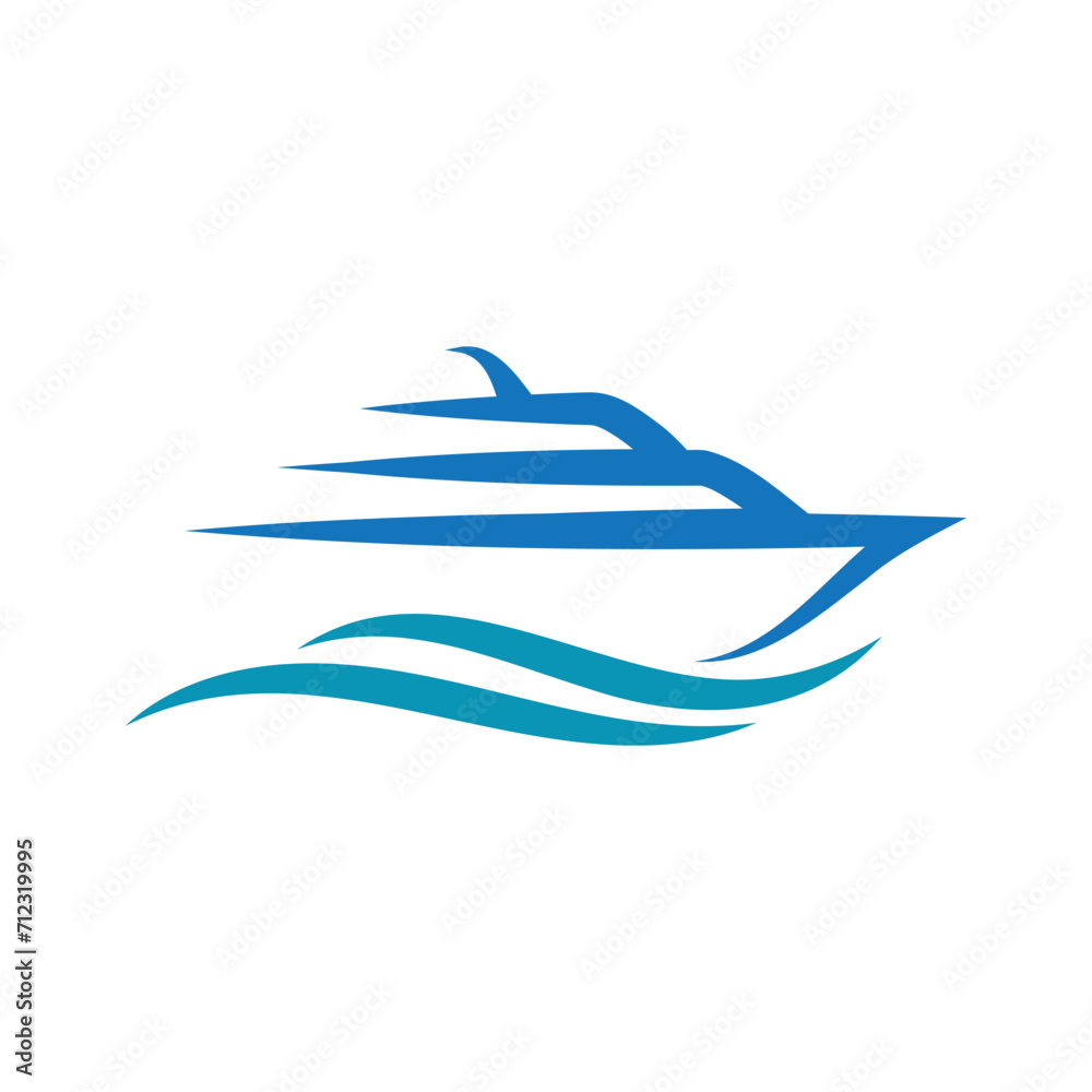 yacht logo abstract vector template. Boat Logo Design Template Vector Graphic Branding Element. yacht logo abstract vector template. Boat Logo Design Template Vector Graphic Branding Element.
