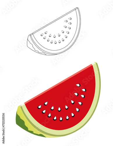 slice of watermelon