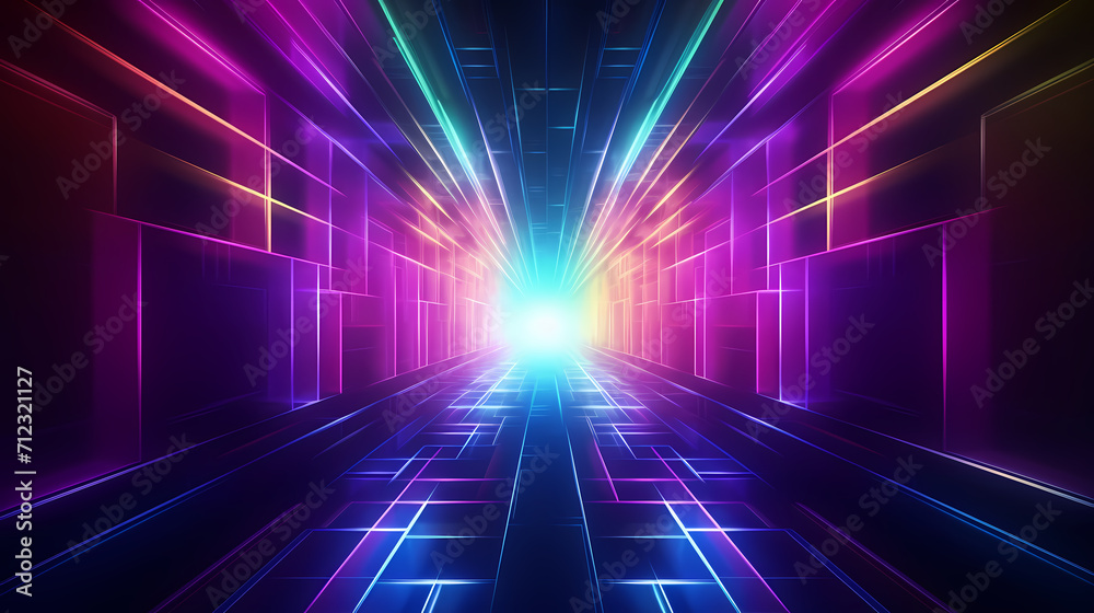 custom made wallpaper toronto digitalFuture technology lines background, abstract future technology background