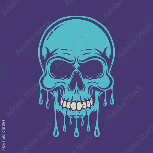 skull vector for t shirt