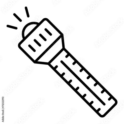   Torch line icon