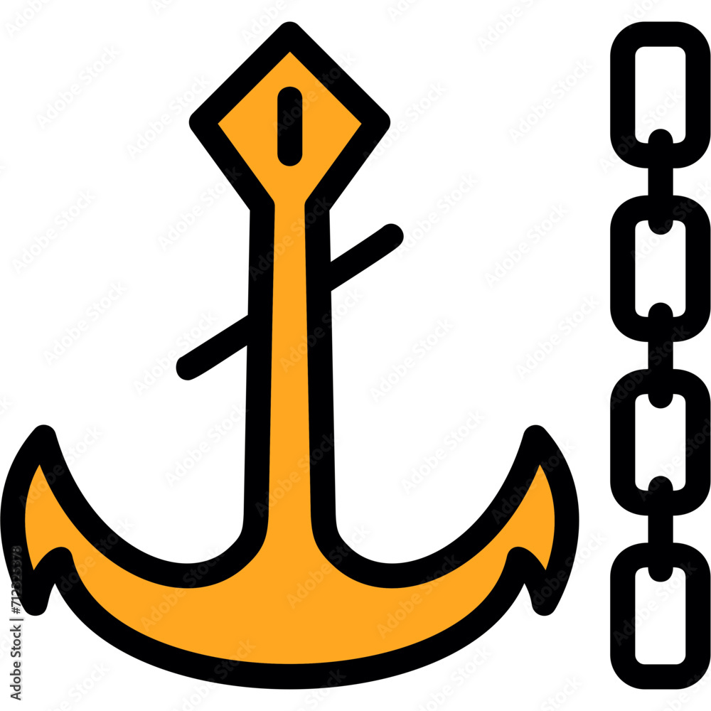 Anchor chain Icon Anchor chain Icon