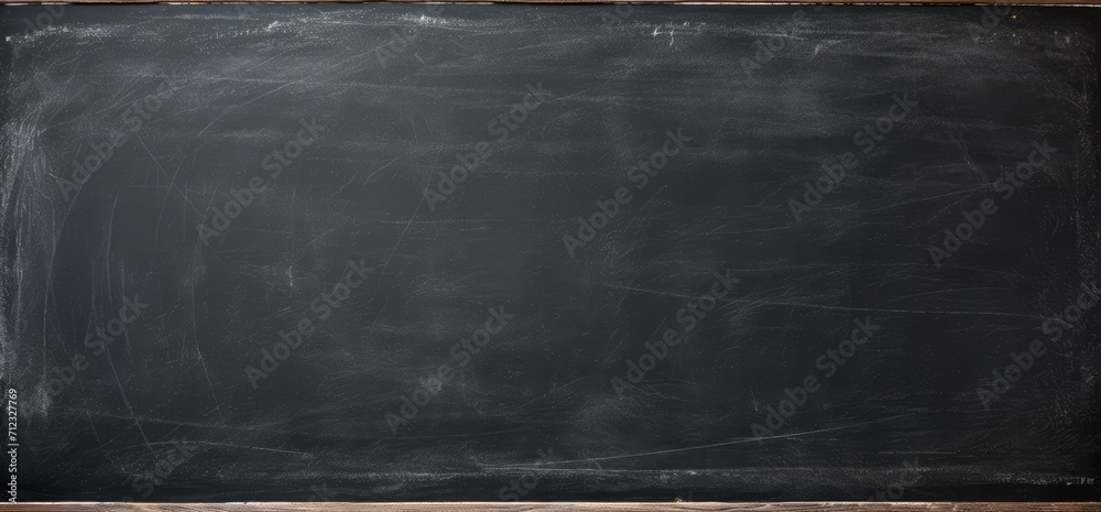Blackboard background abstract texture of chalk rubbed out dark wall - obrazy, fototapety, plakaty 