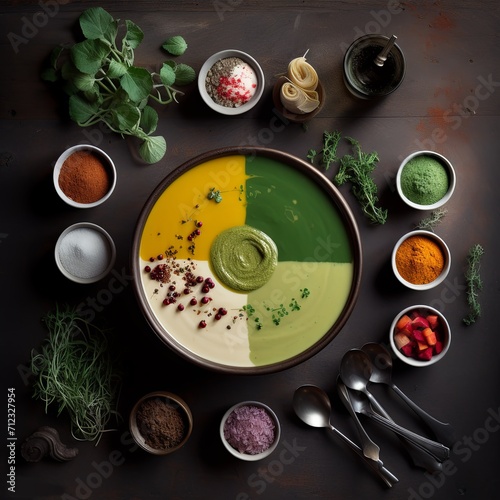 A table topped with bowls filled with different types of food