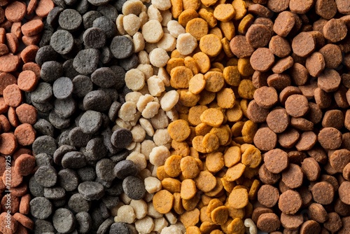 Dried Dog Food Background