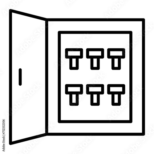   Electrical Panel line icon