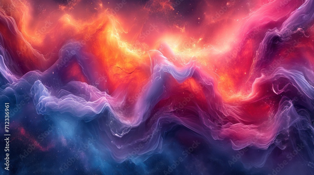 Abstract Wave Pastel Colored Liquid Lines with Vibrant Colors Wallpaper Abstract Wave Pastel Colored Liquid Lines with Vibrant Colors Wallpaper