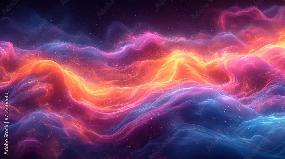 Abstract Wave Pastel Colored Liquid Lines with Vibrant Colors Wallpaper Abstract Wave Pastel Colored Liquid Lines with Vibrant Colors Wallpaper