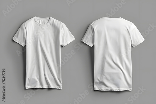 Clean White T-Shirt Mockup - Generative AI