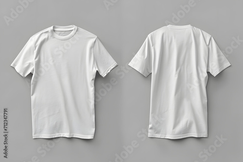 Clean White T-Shirt Mockup - Generative AI