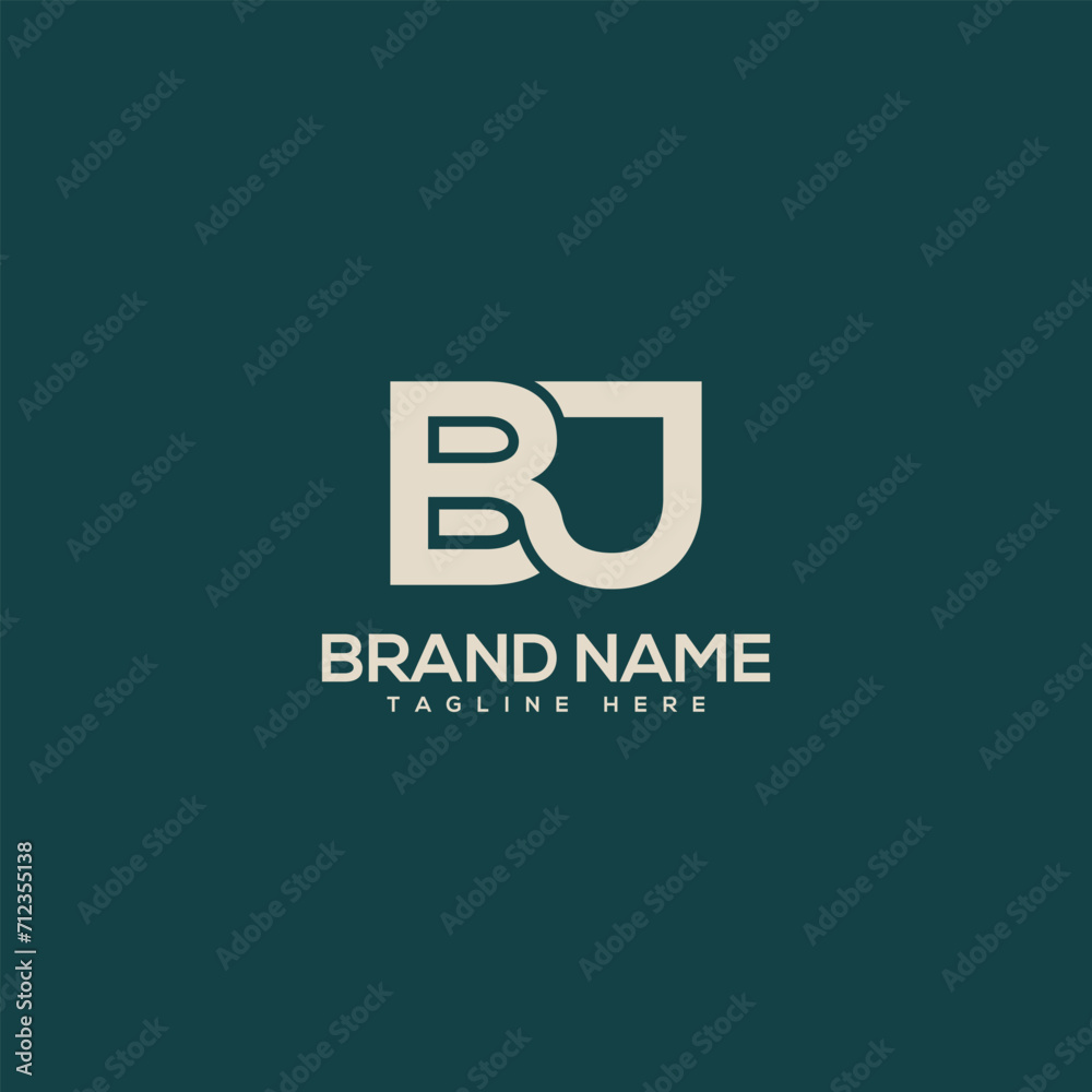 Abstract letter BJ JB company Logo Design vector. Initials Business logo. Abstract letter BJ JB company Logo Design vector. Initials Business logo.