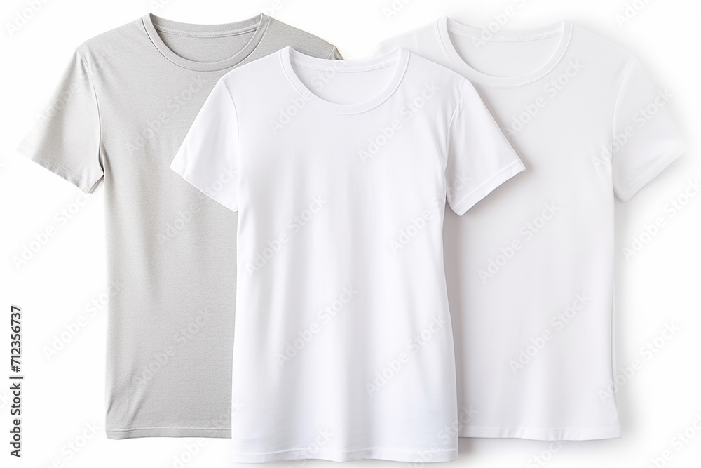 Woman in White Tshirt Mockup created with Generative AI Woman in White Tshirt Mockup created with Generative AI