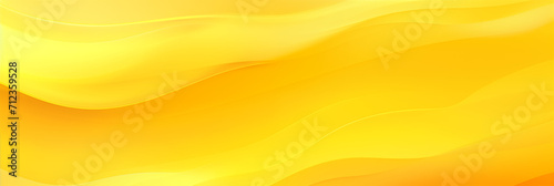 Abstract yellow gradient wide banner background
