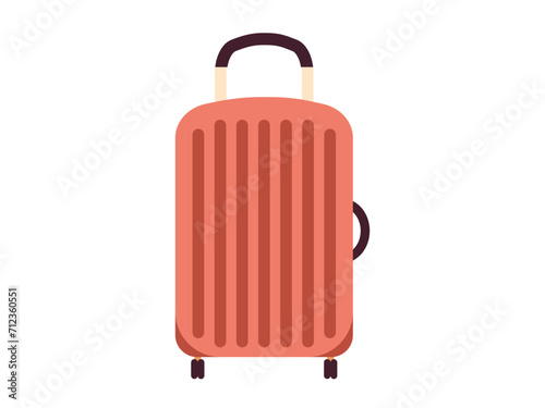 Traveling suitcases, cabin luggage and check in baggage. Vector illustration